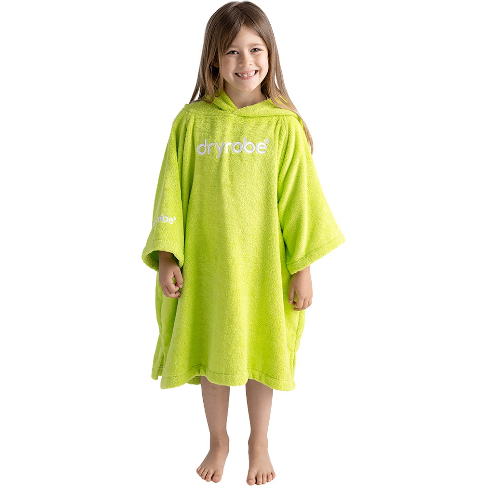 2026 Dryrobe Enfants Peignoir De Change En Tissu éponge Biologique ORGANICJTCRLG - Lime Green